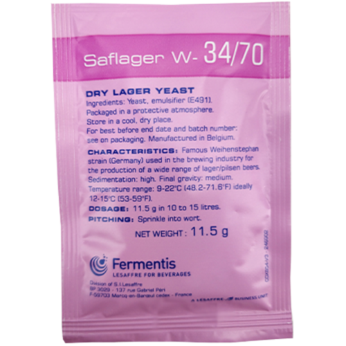 Saflager W-34/70 Dry Lager Yeast
